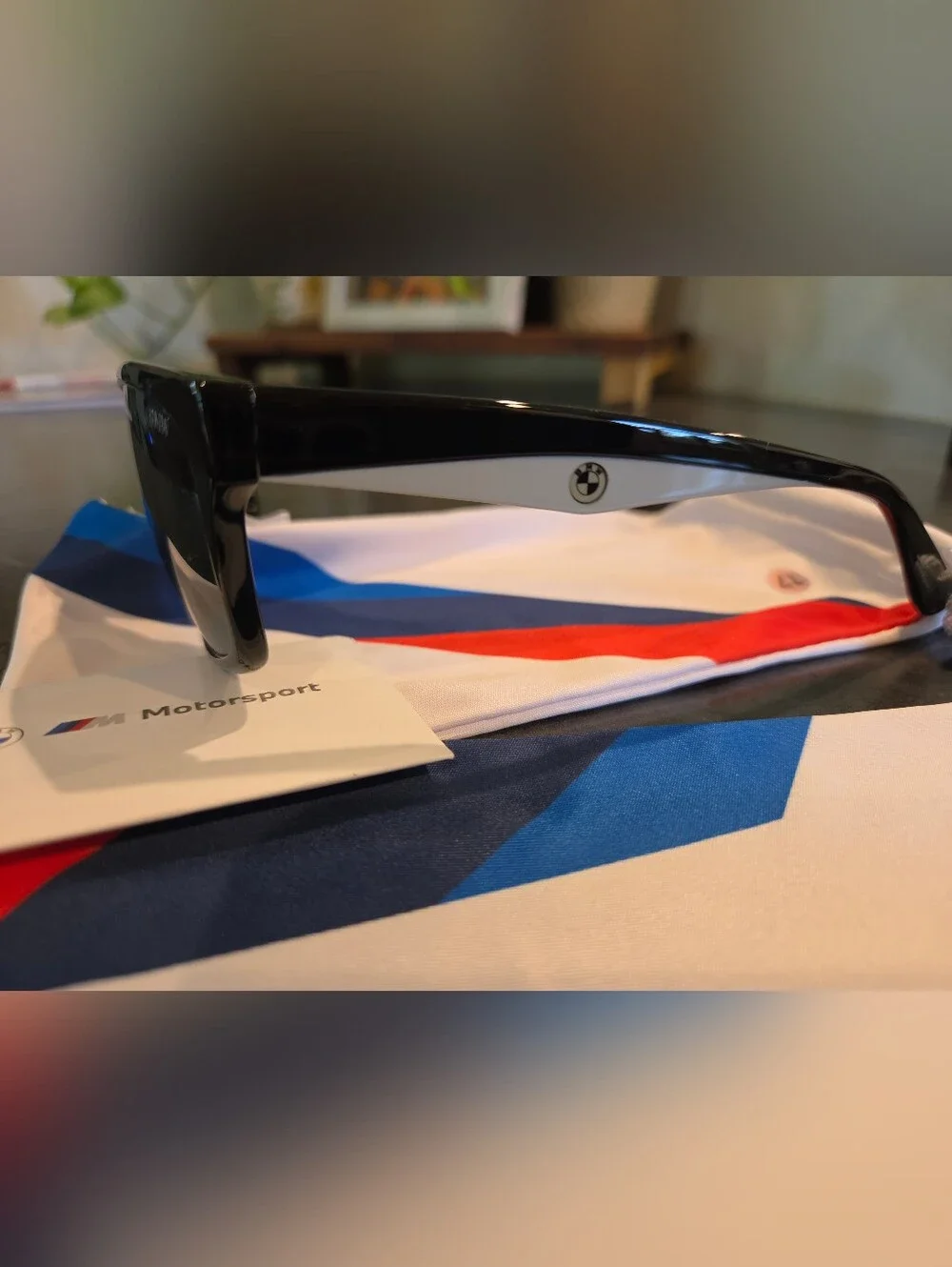 Black Mens BMW Polarized Sunglasses
